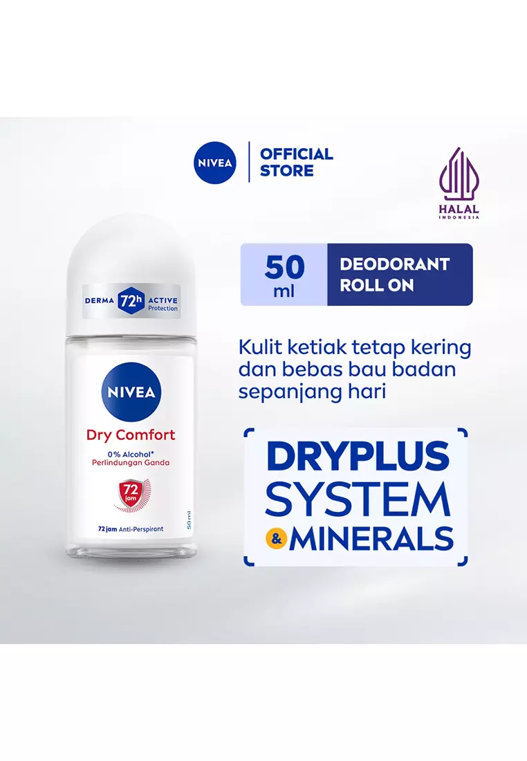 NIVEA Deodorant Dry Comfort Roll On 50ml