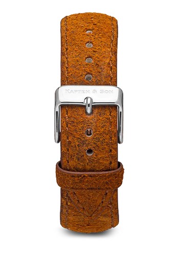 Leather Strap silver 