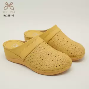 Jual HELIVA Heliva Hazel Mules Wedges Shoes Breathable Original