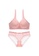 W.Excellence pink Premium Pink Lace Lingerie Set (Bra and Underwear) F3709US2B4853FGS_1