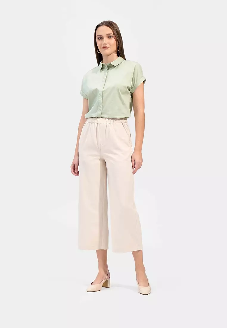 Fold-Up Extended Sleeves Button Down Shirt