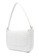 BY FAR white By Far Miranda Circular Croco Embossed Leather Shoulder Bag in Optic White 28246ACA005062GS_2