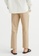 H&M beige Slim Fit Cropped Cotton Chinos 039EBAAD588F4AGS_2
