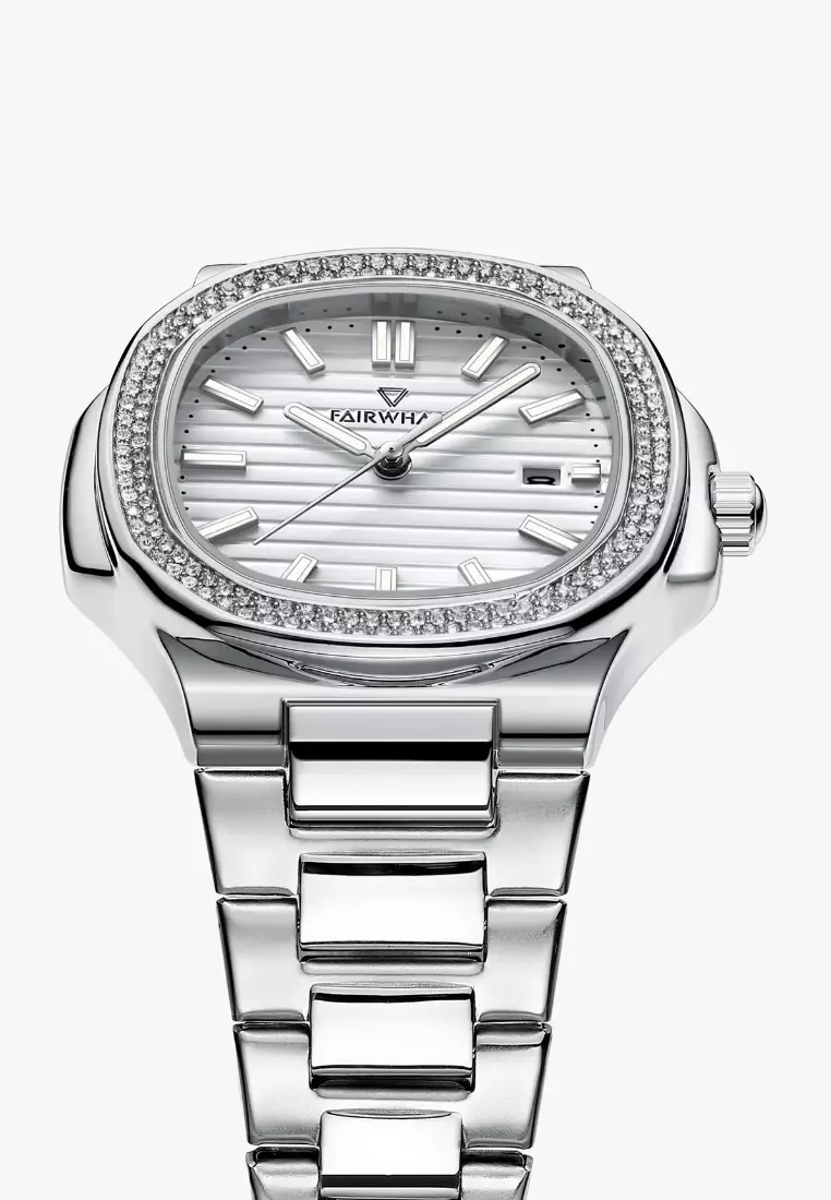 Unisex Quartz Watch, 39mm, Metal Bracelet