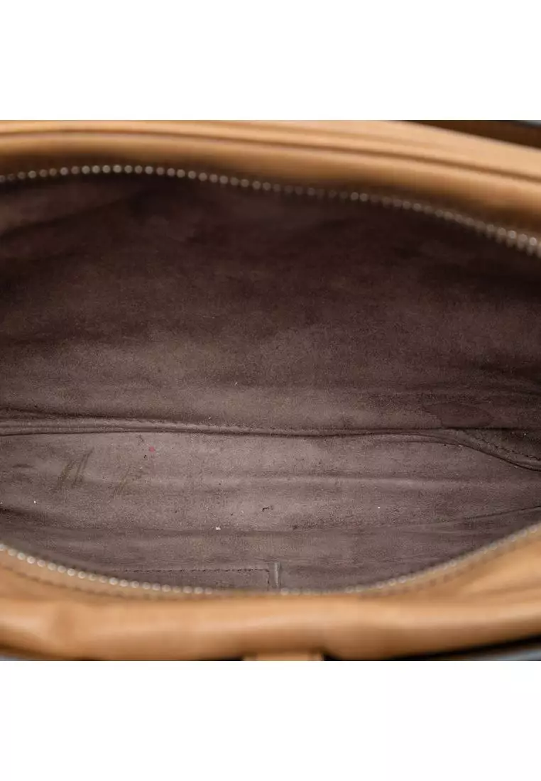 Pre-Loved Bottega Veneta Nappa Intrecciato Belt Flap Camera Bag