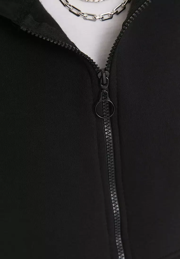 Zip Long Sleeves Hoodie