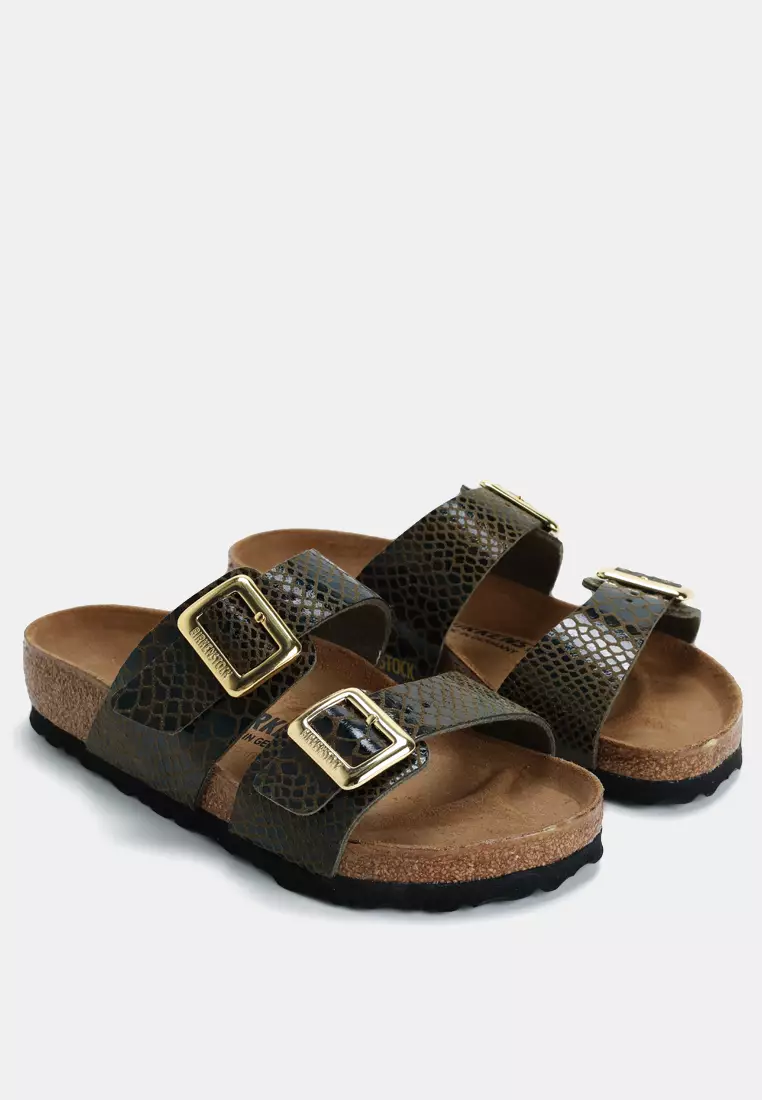 Sydney Cushion Buckle Synthetics Sandals