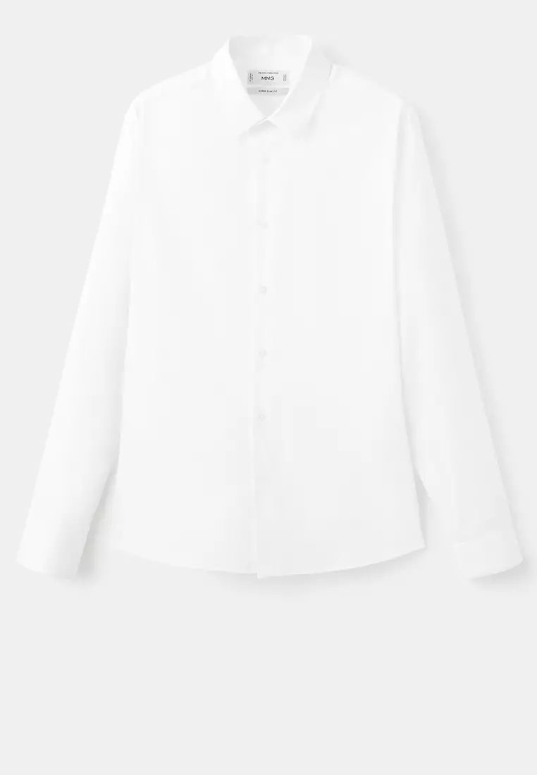 Slim Fit Cotton Suit Shirt