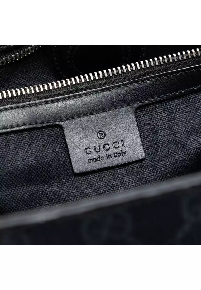 Pre-Loved Gucci Gg Supreme Convertible Soft Tote