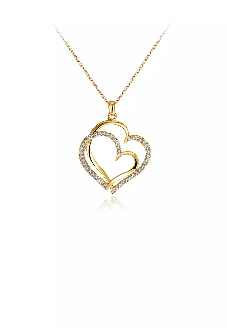 Gold skeleton clearance pendant