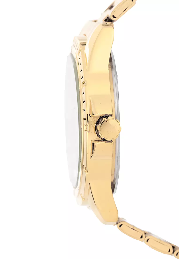 Analog Watch 20122501-Gold-Black Dial