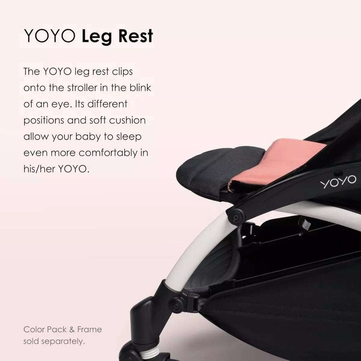 Stokke YOYO³ Stroller Leg Rest - Sandaran Kaki Kereta Dorong