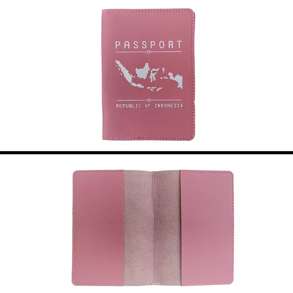 Jual Arlettobags Cover Passport Bahan Miniso Colorful Pink Original