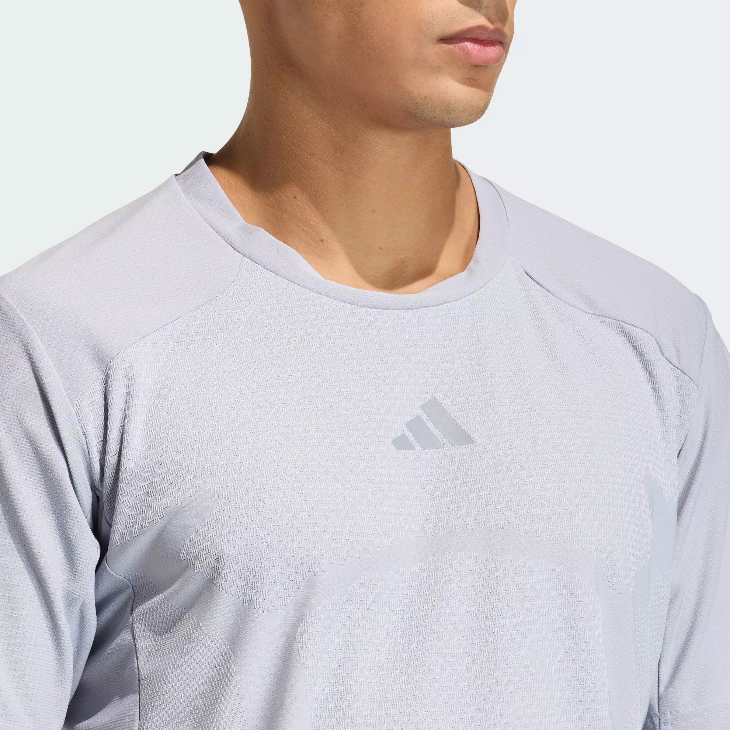 Buy ADIDAS Gym & Training Climacool 3D T-Shirt Men Grey KQ7502