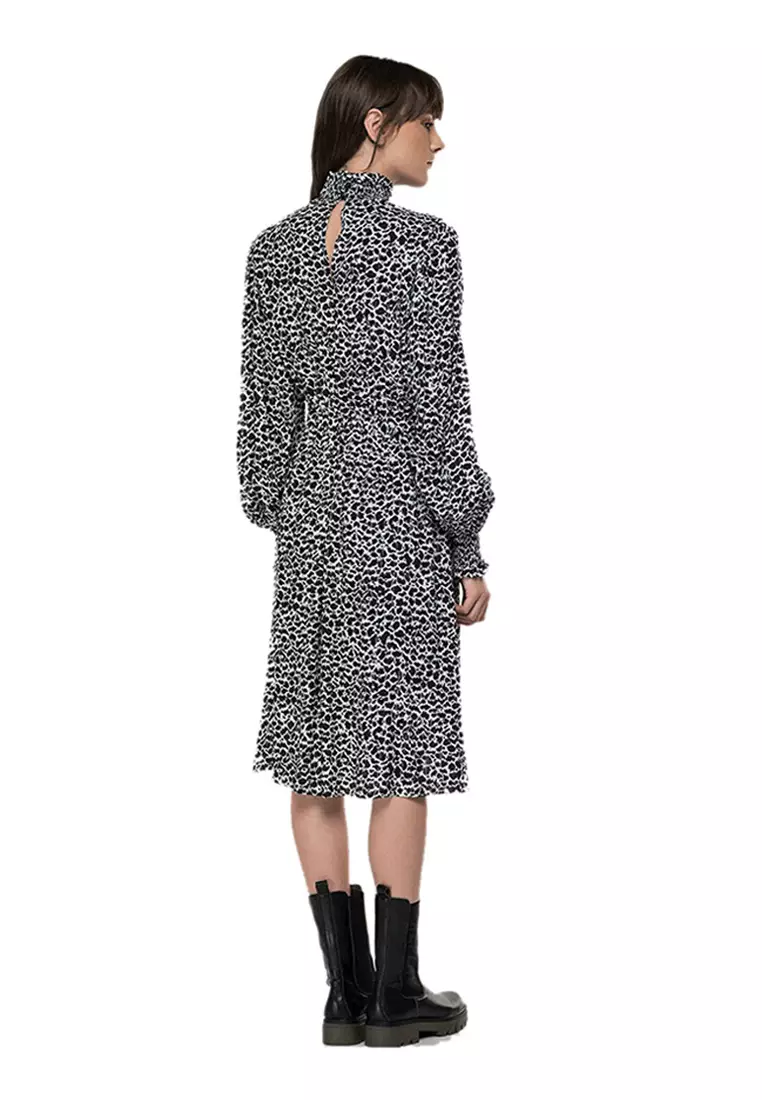 Buy REPLAY REPLAY CHIFFON DRESS WITH LUREX 2024 Online ZALORA Singapore