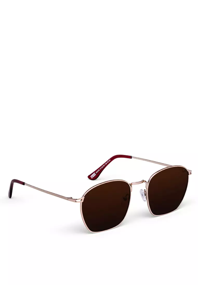 Buy Sunnies Studios Baxter Sepia Square Sunglasses For Men And