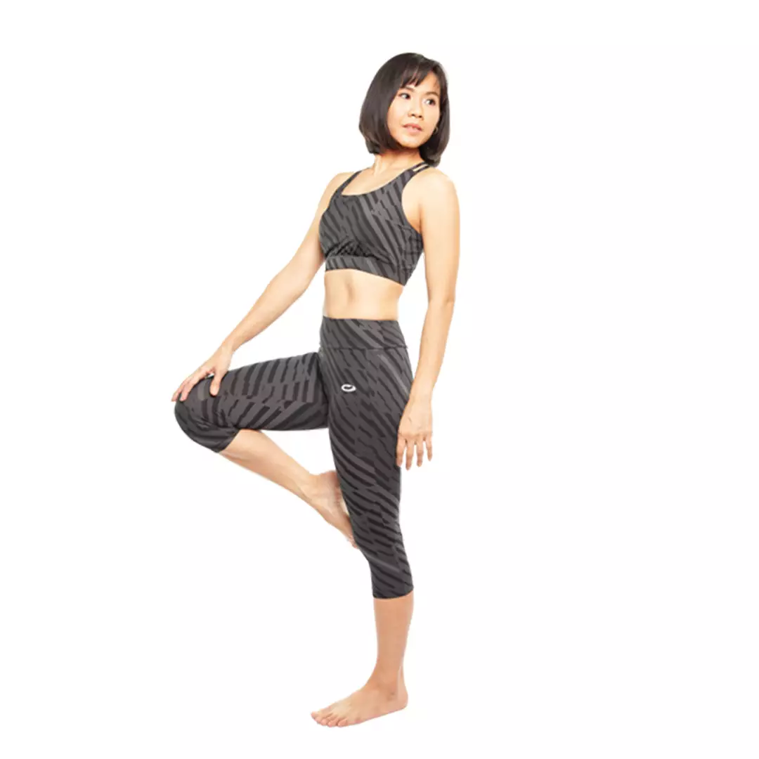 Bra Olahraga Wanita  Sport Bra Racer Back Print