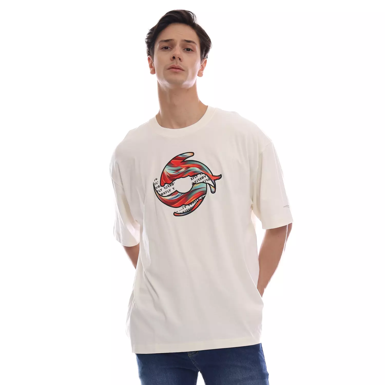 Voxfly Kaos Lengan Pendek Pria Nocturnal Oversize Men Tee Planet Surf