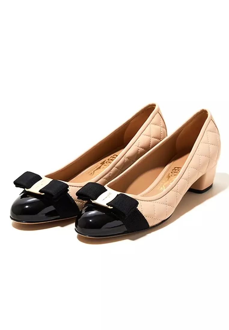 Salvatore Ferragamo｜PUMPS(HEELS) (01M832 0702227 #C) Quilted Vara pump - Women | Ferragamo