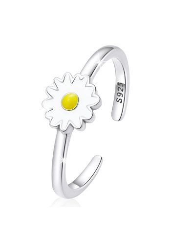 925 Signature silver 925 SIGNATURE Solid 925 Sterling Silver Sunny-Side Up Daisy ring 71950AC4437FC7GS_1