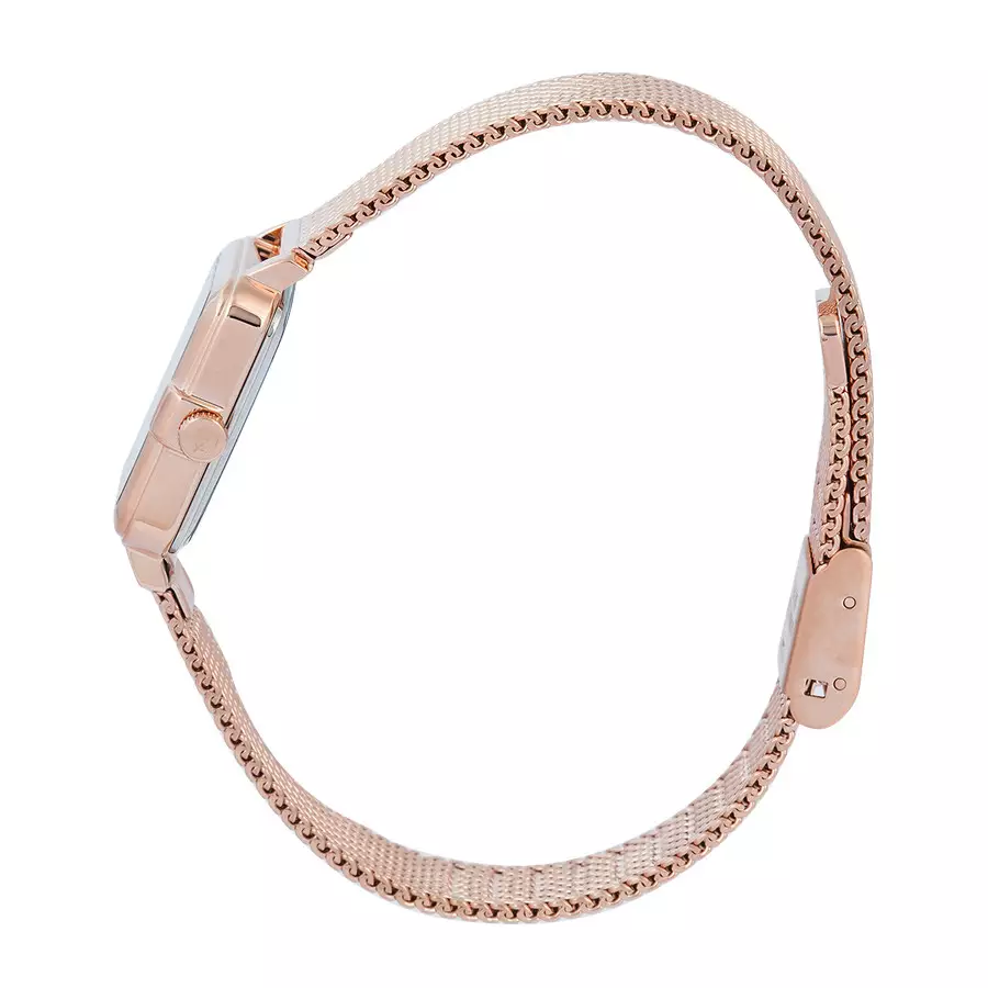 Alexandre Christie 2B51 Rantai Pasir Rosegold Blue Cewek