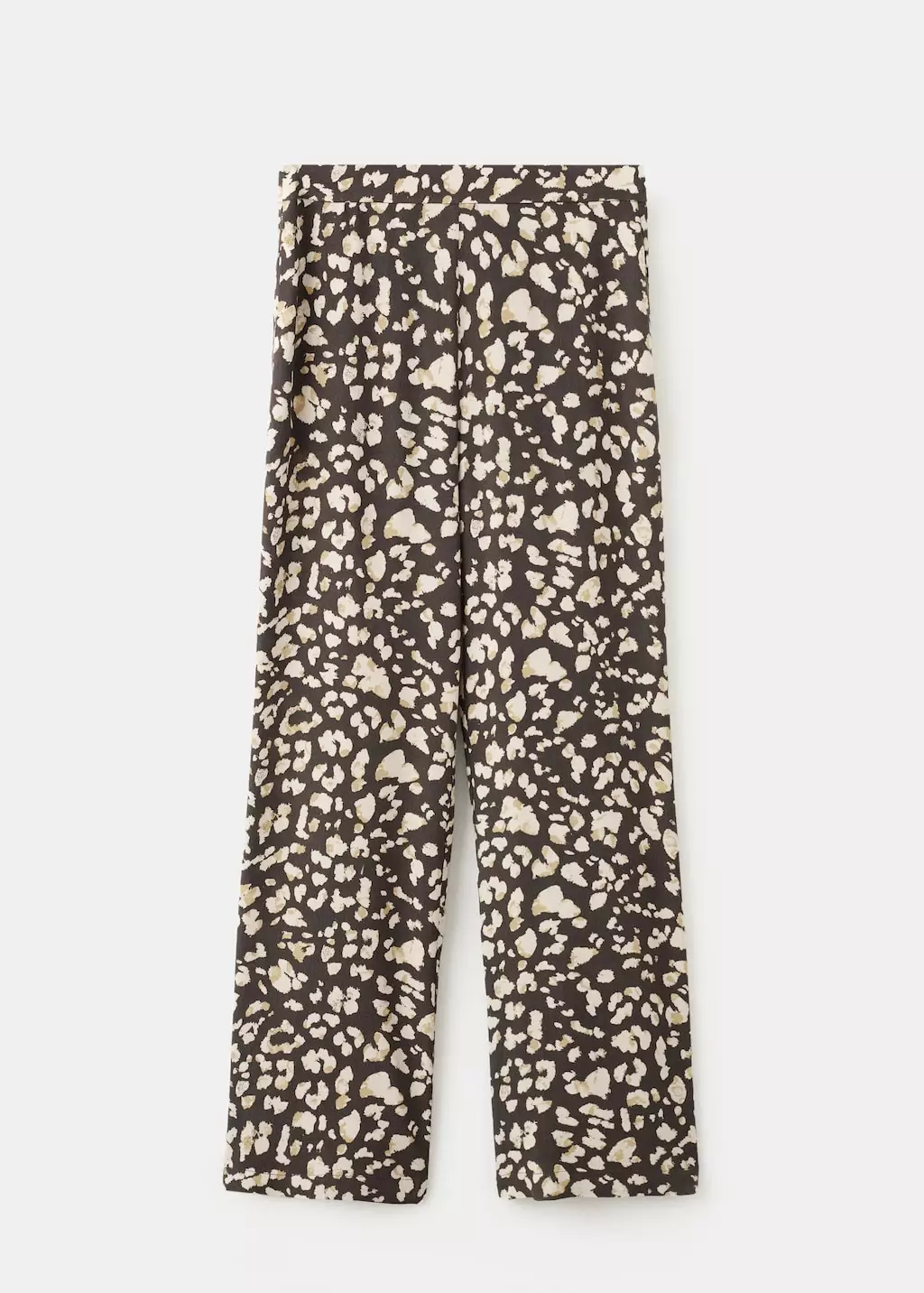 Celana panjang motif pinggang elastis
