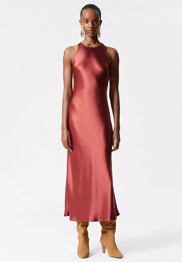 Buy Other Stories Sleeveless Satin Midi Dress 2025 Online ZALORA