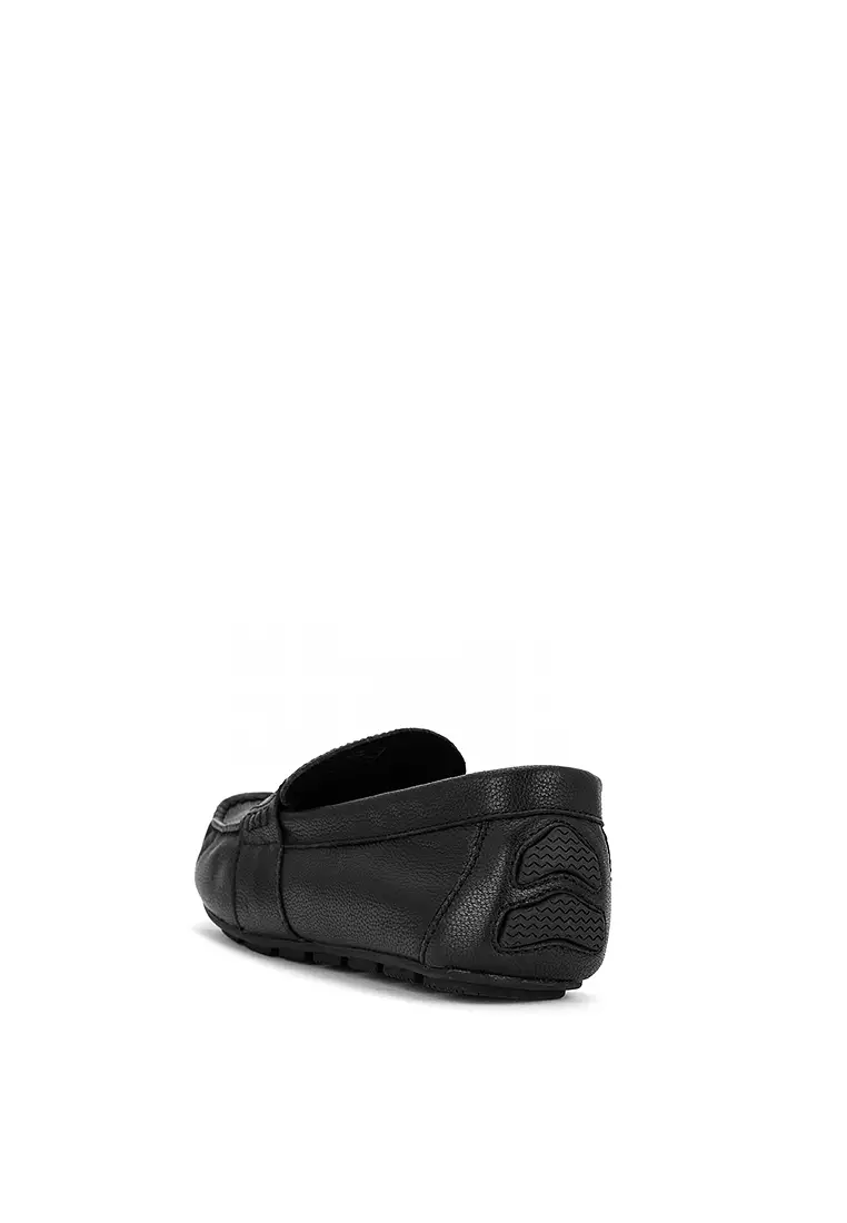 Men's Wave Driver Penny Loafers Black