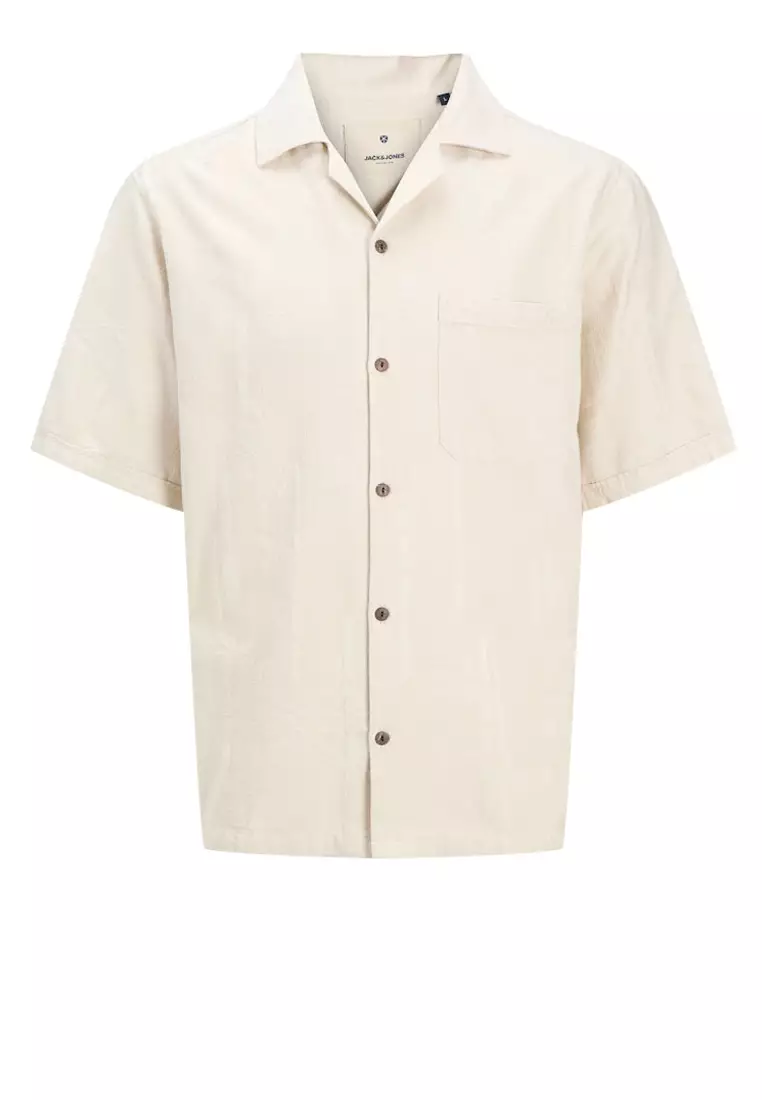 Short Sleeves Jacquard Resort Shirt
