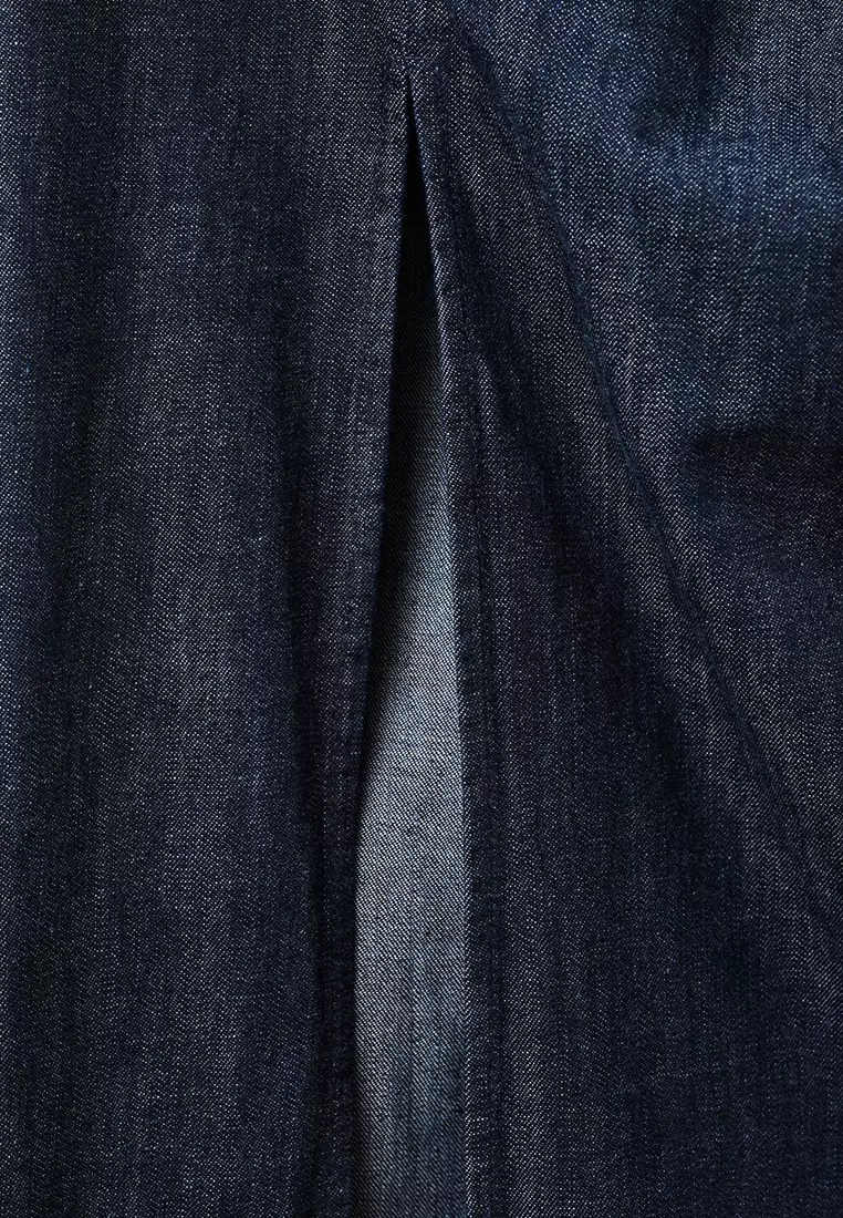 Asymmetric Denim Dress