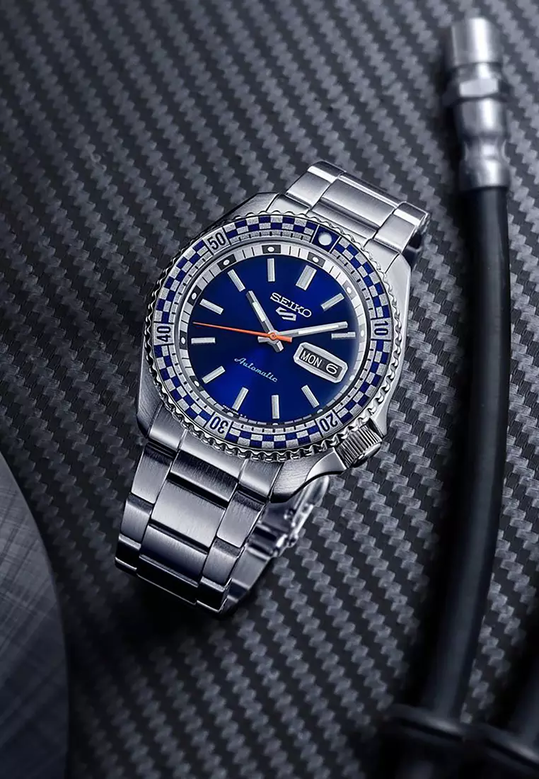 Special Edition Men Automatic Diver Watch SRPK65K1 Silver Stainless Steel Strap