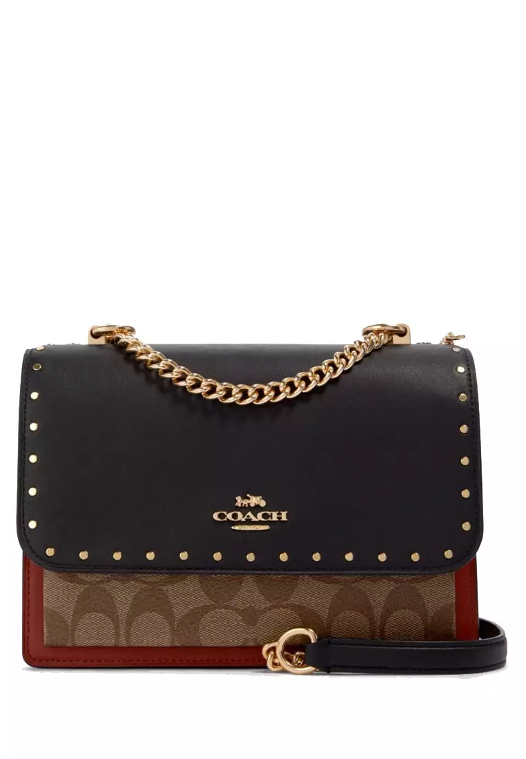 Buy Coach COACH Klare Crossbody In Signature Canvas With Rivets Online ...