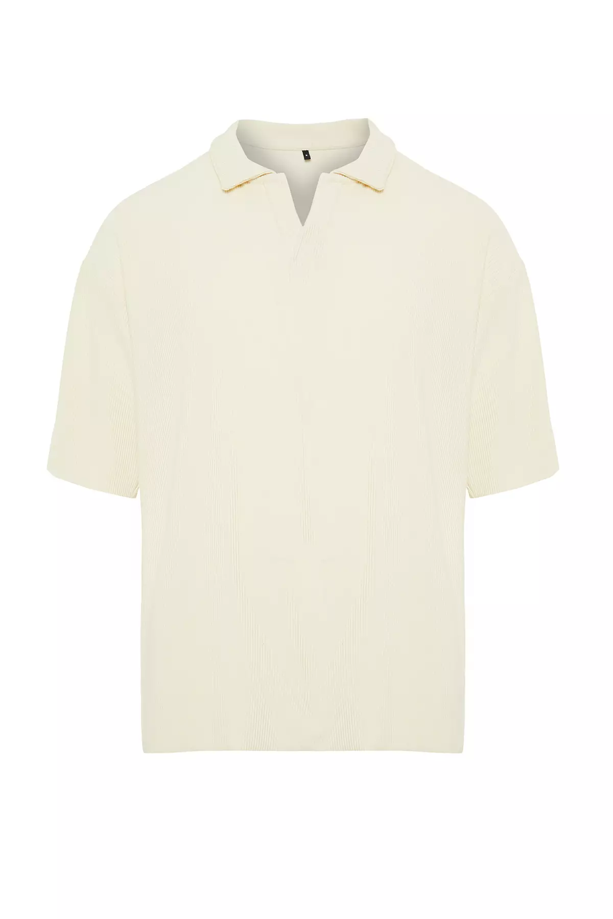 Textured Wrinkle Free Polo Shirt