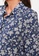 LC WAIKIKI blue Patterned Long Sleeve Women's Shirt With Button Closure On The Front 9642DAAEADABE5GS_4