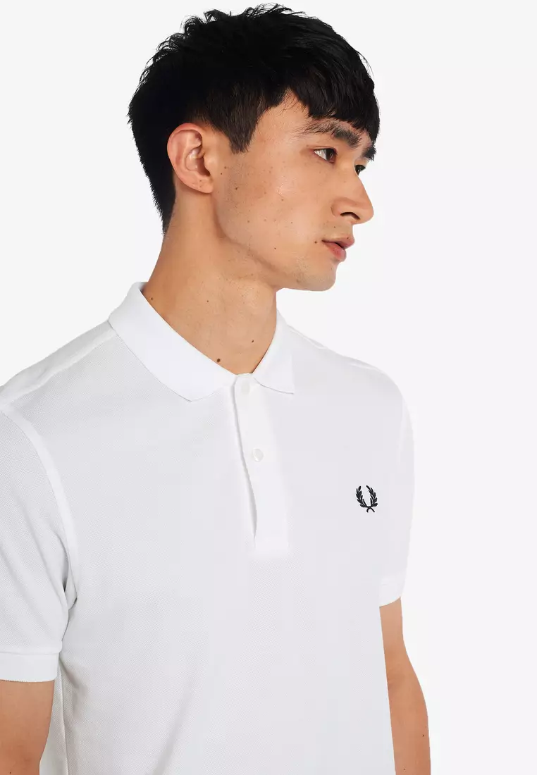 Fred Perry M6000 Twin Tipped Fred Perry Shirt (White)