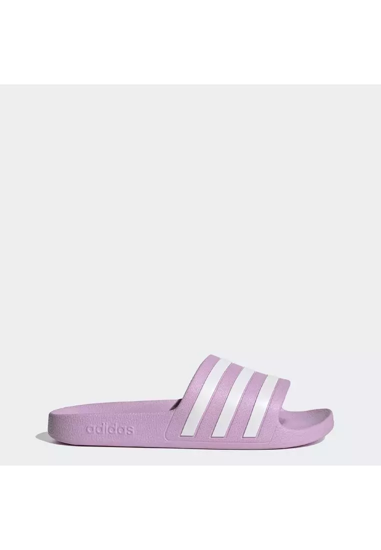 Adidas best sale lilac slides