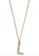 Timi of Sweden gold Chrystal Letter Necklace L 2E1F3AC26DB0CFGS_1
