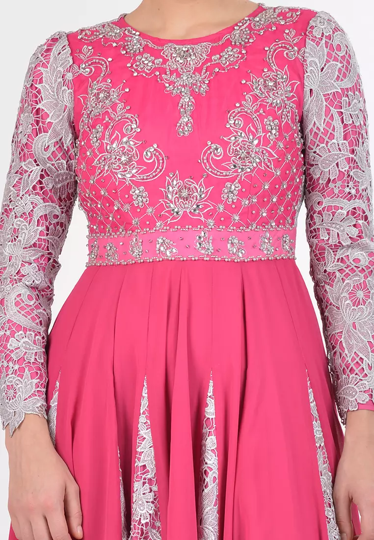 Bibiq Gamis Brokat Sifone Sutra