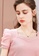 HAPPY FRIDAYS pink Victoria Sleeve Sweetheart Collar Top JW GW-J213 1E712AAF30F188GS_8