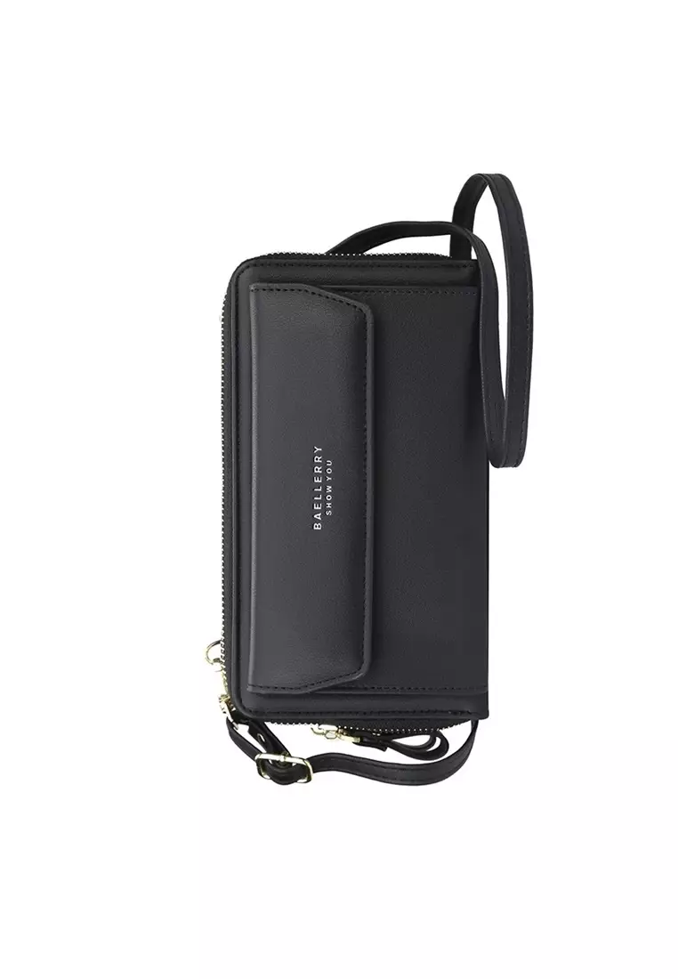 Tas Selempang Wanita Dompet  Sling Bag PU Leather Premium BAEOS ORIGINAL