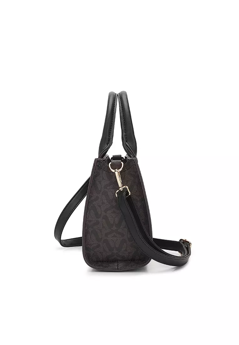 Women's Top Handle Bag / Sling Bag / Crossbody Bag / Shoulder Bag - Black