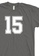 MRL Prints grey Number Shirt 15 T-Shirt Customized Jersey F8031AA1C21943GS_2