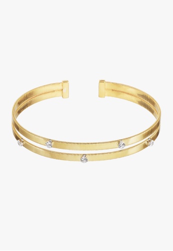Forever K gold FOREVER K- Simple-cuff bangle (Gold) 03924ACBB7A368GS_1