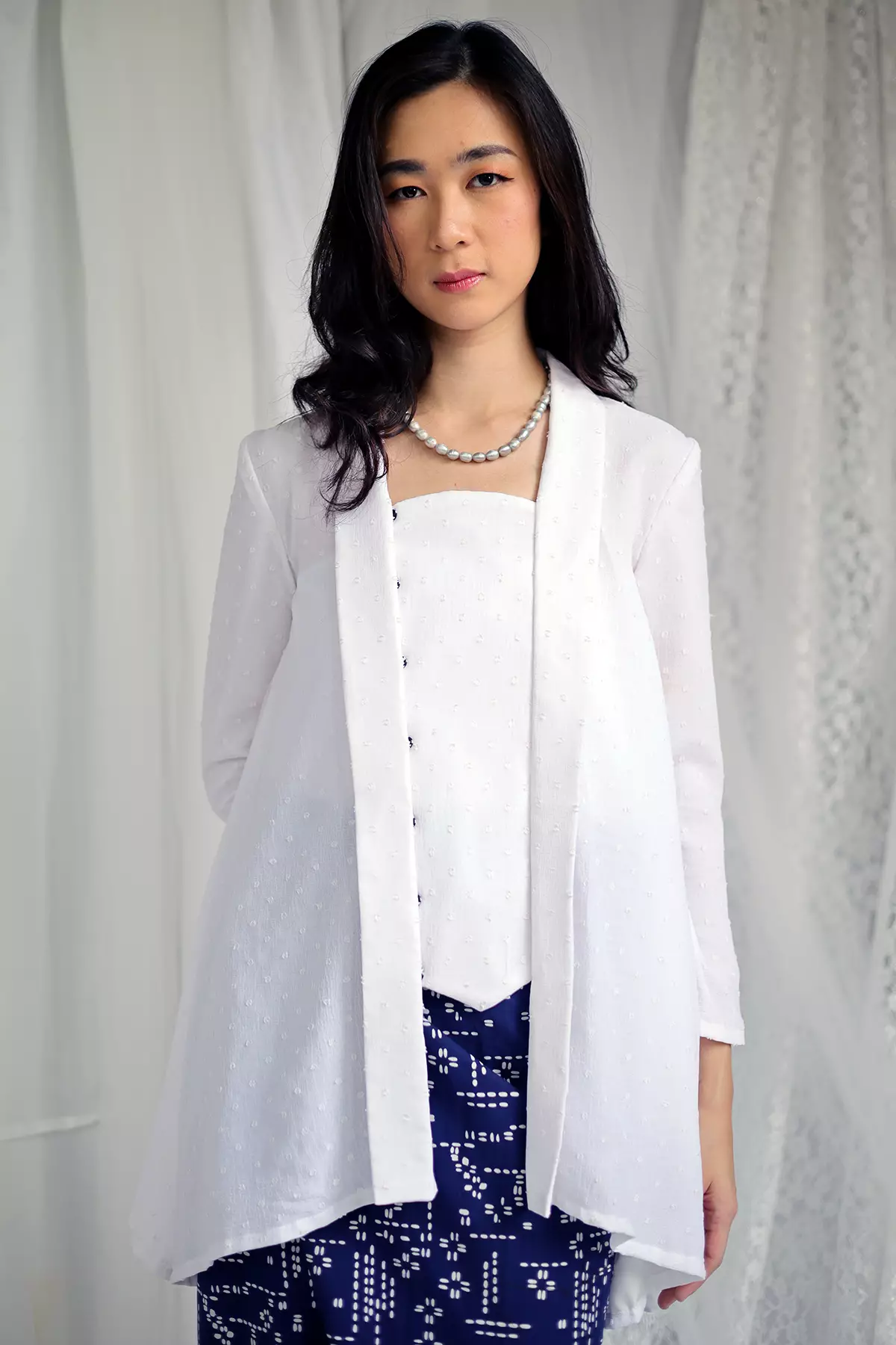 Adinda Bening Embun Kebaya Panjang Asymetris Baju Kurung Kebaya Raya