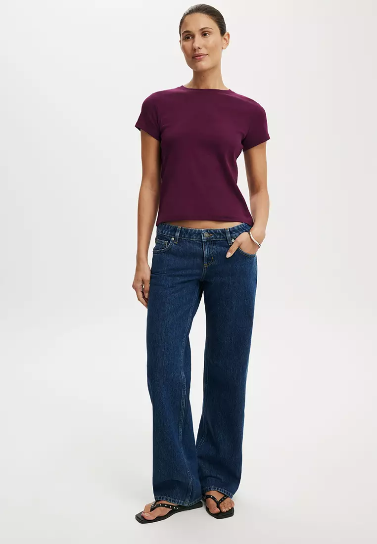 Low Rise Straight Jeans