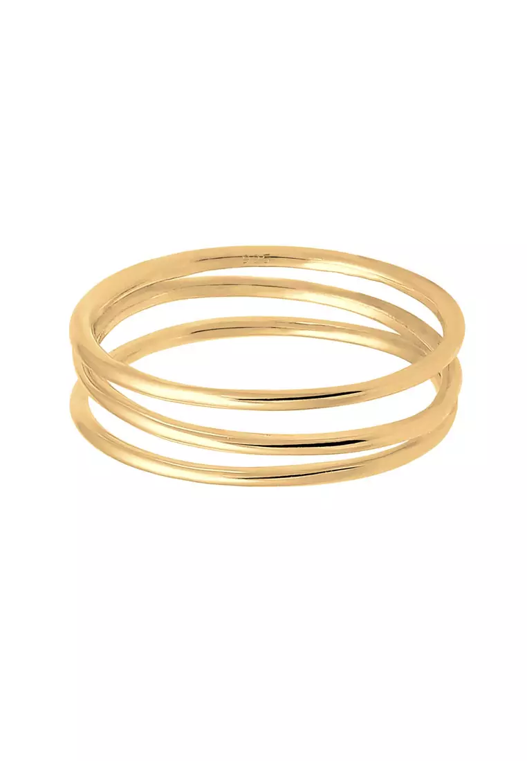 Ring Gold Plated Wrapped Filigree Trend