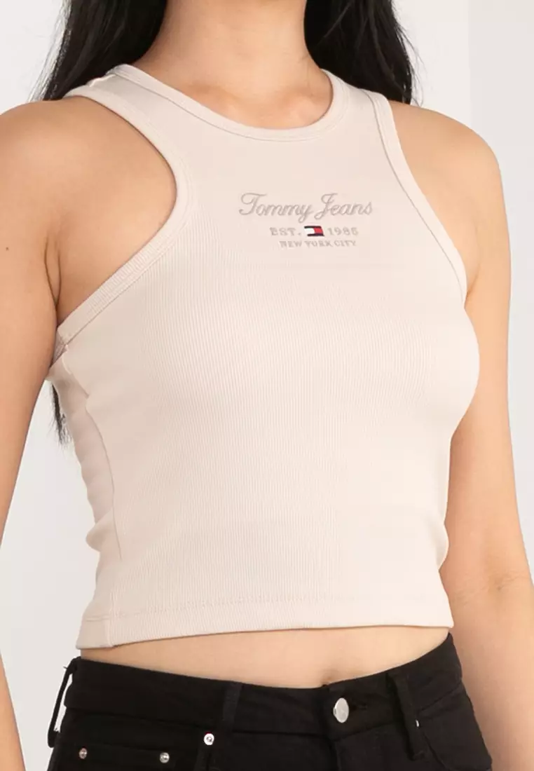 tommy hilfiger tank top crop tops