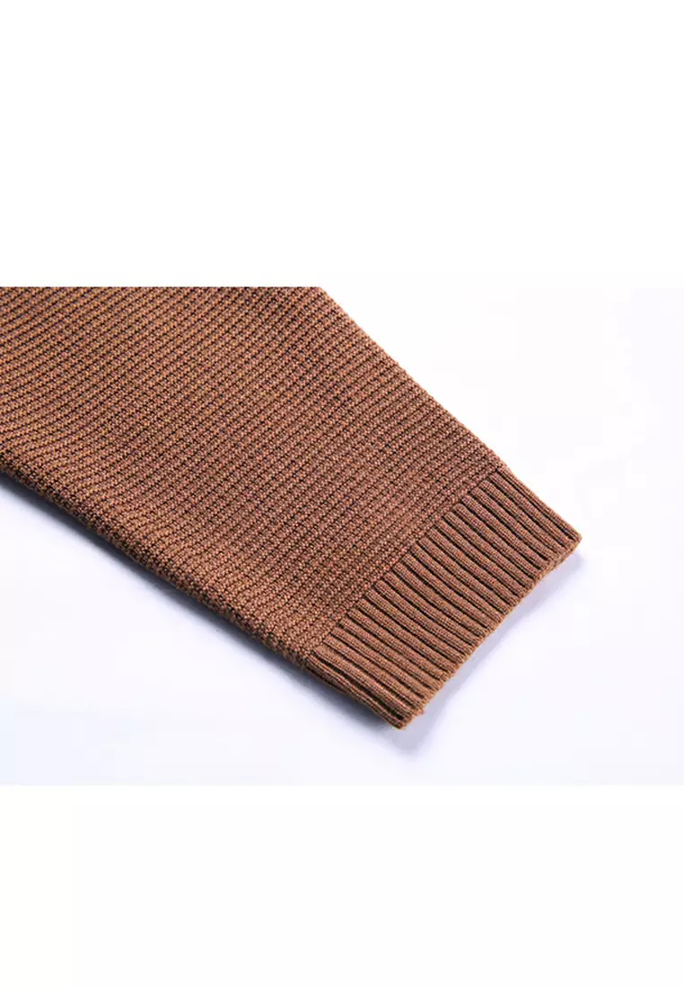 Knitted Texture Cardigan BD-M8128