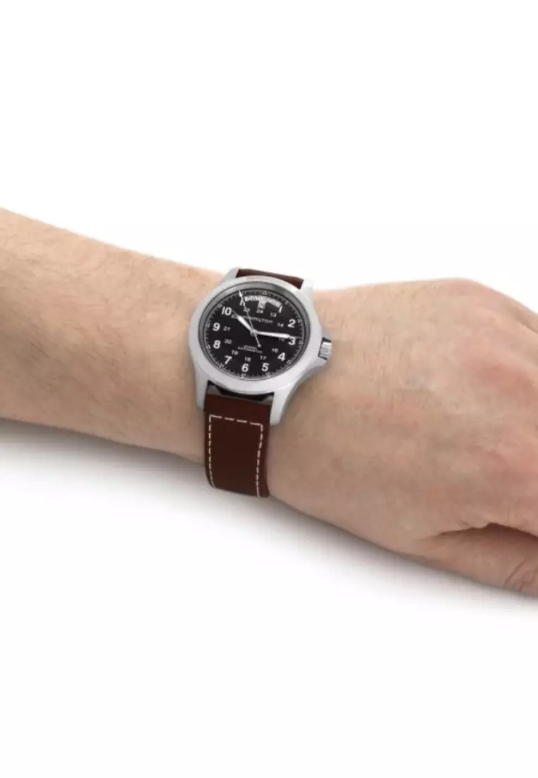 KHAKI FIELD AUTOMATIC MEN WATCH 40mm - HMT-H64455533