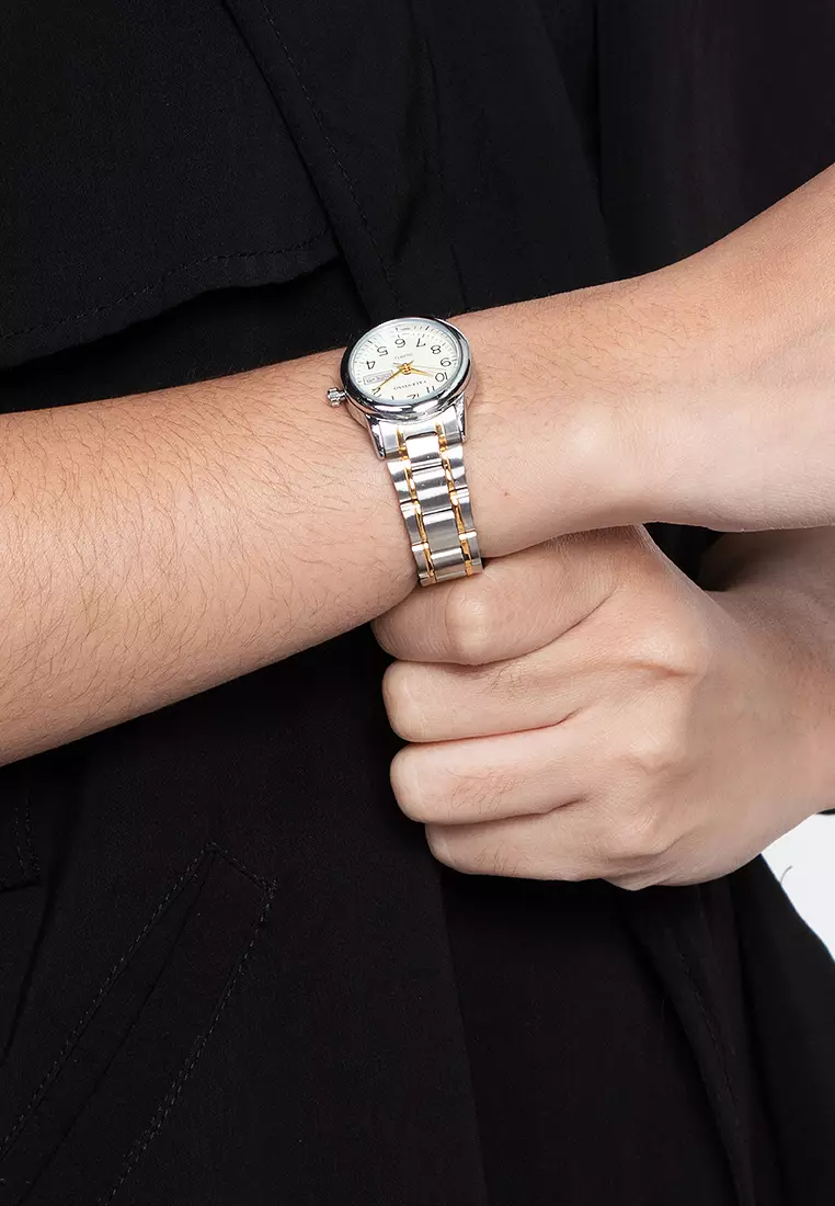 Analog Watch 20122260-Two Tone - White Dial